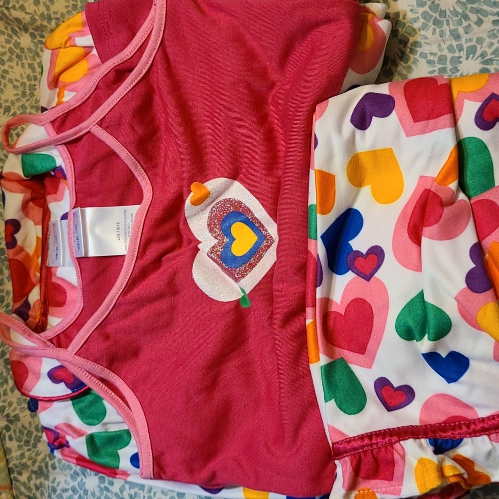 Total Girl 3 Piece Flame Resistant Children's Pajama Set